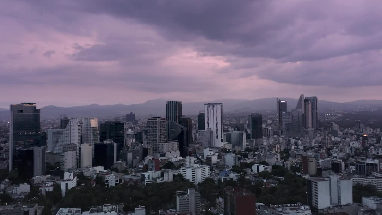Video Stock City Buildings On Cloudy Day Live Wallpaper For PC