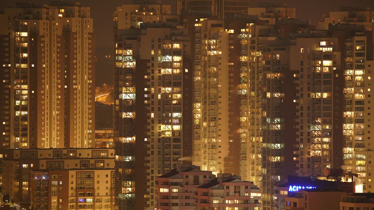 Video Stock City Buildings Lights Landscape Live Wallpaper For PC