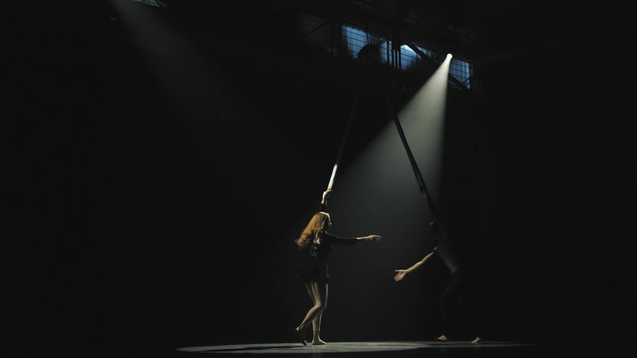 Video Stock Circus Performers On Ropes Live Wallpaper For PC