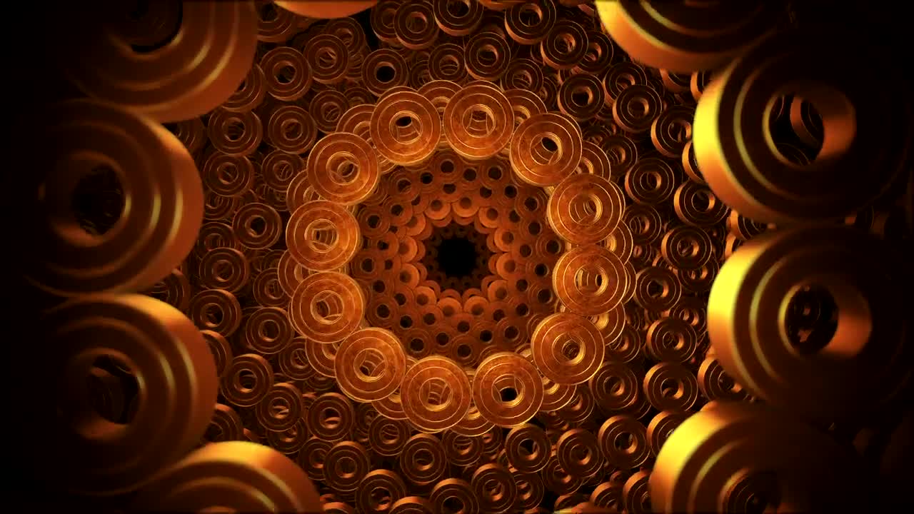 Video Stock Circular Figures Pattern Tunnel Live Wallpaper For PC