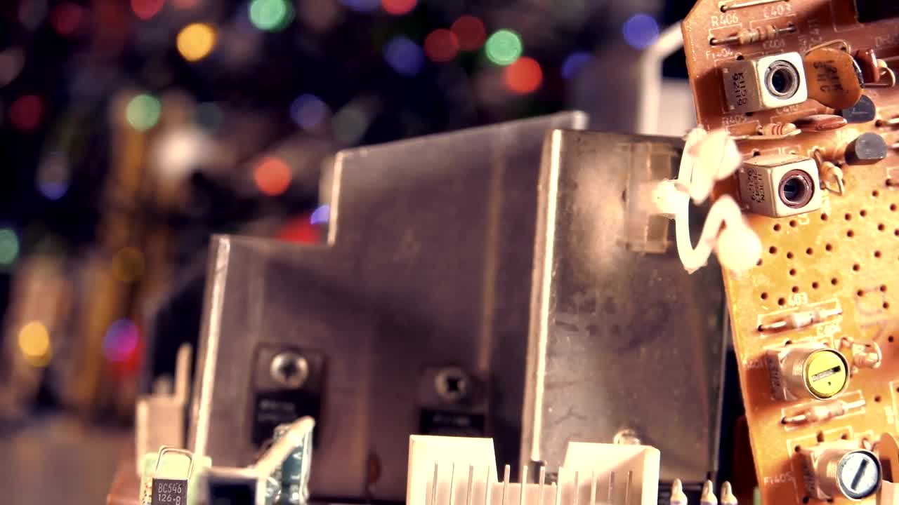 Video Stock Circuits Of A Broken Pc Live Wallpaper For PC