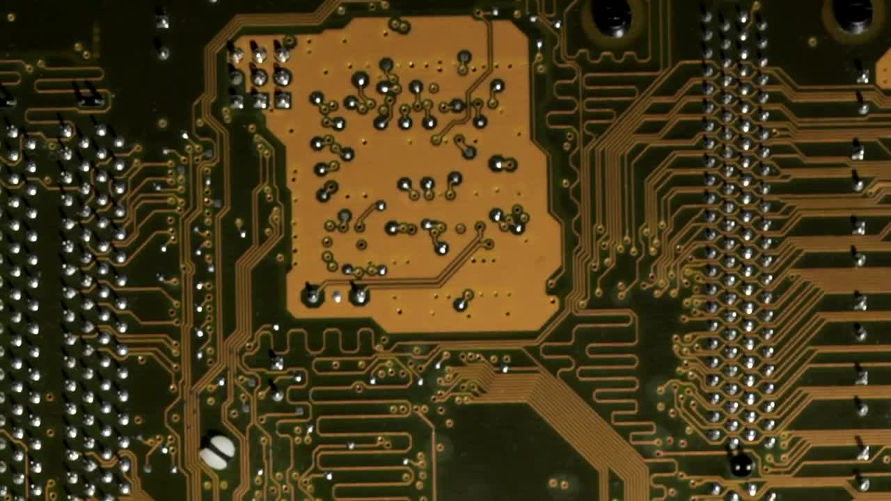 Video Stock Circuit Board Closeup Live Wallpaper For PC