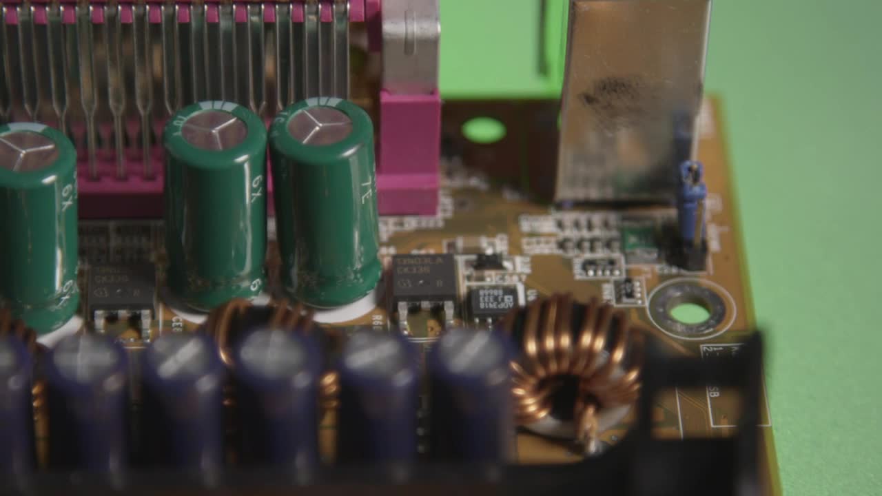 Video Stock Circuit Board For A Computer Live Wallpaper For PC