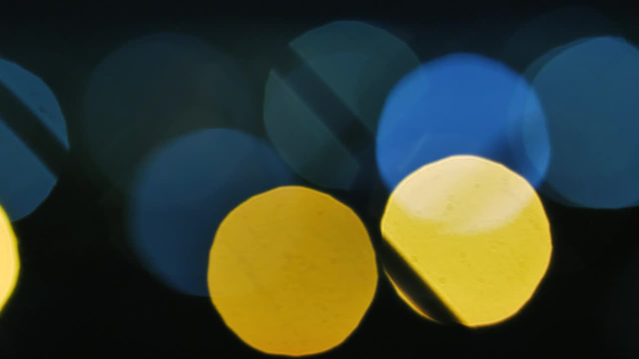 Video Stock Circles Of Lights Out Of Focus Through A Fence Live Wallpaper For PC