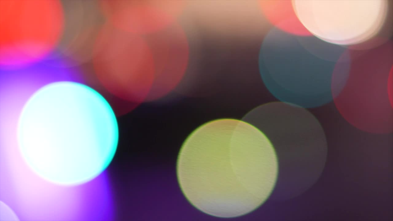 Video Stock Circles Of Light With Bokeh Effect Live Wallpaper For PC