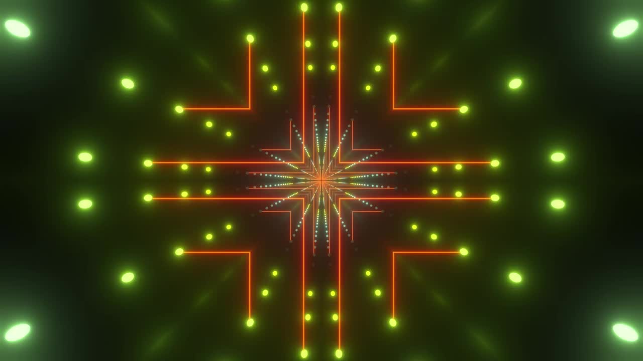 Video Stock Circled Surface With Warm Lights Flashing Live Wallpaper For PC