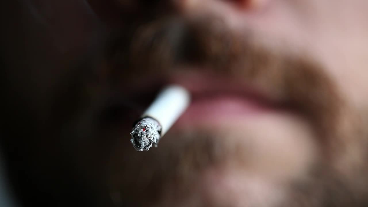 Video Stock Cigar Burning While A Man Smokes It Live Wallpaper For PC