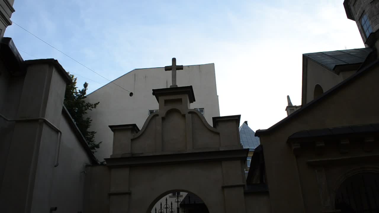 Video Stock Church Building With A Cross Live Wallpaper For PC