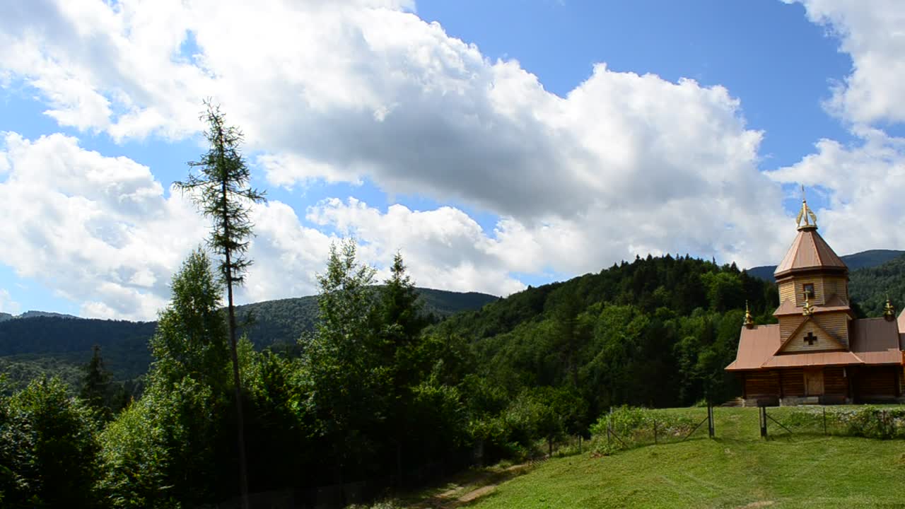 Video Stock Church Between Forest Hills Live Wallpaper For PC