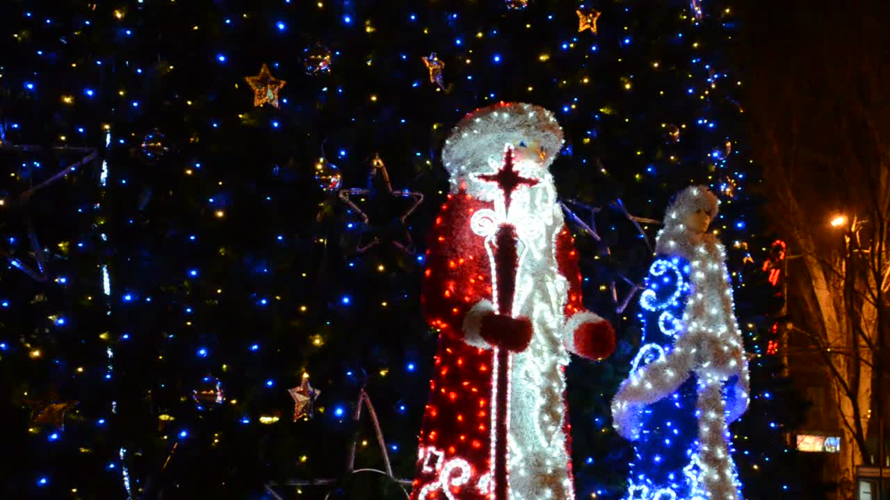 Video Stock Christmas Light Display Live Wallpaper For PC