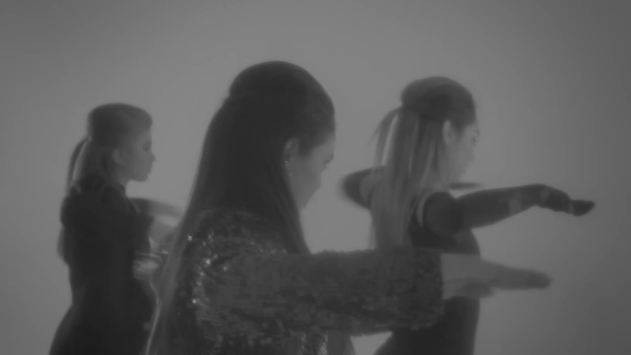Video Stock Choreography Of Three Girls In Black And White 4244 Live Wallpaper For PC