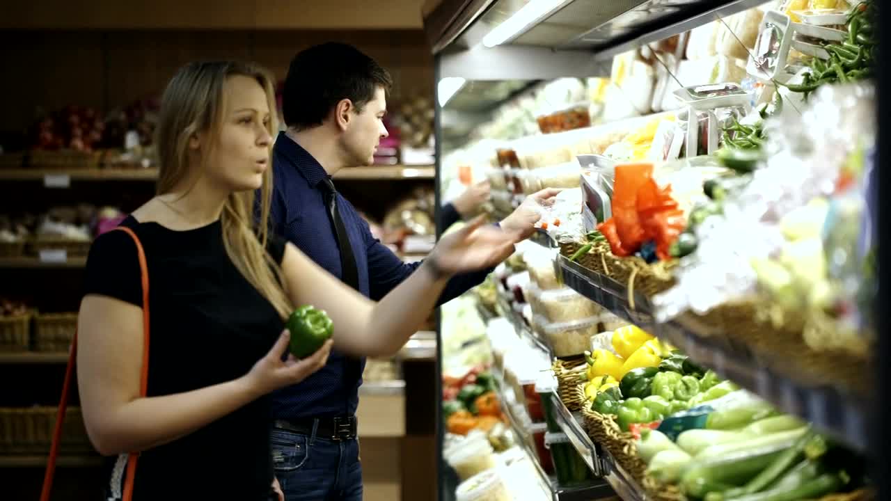 Video Stock Choosing Fruit And Vegetables In A Store Live Wallpaper For PC