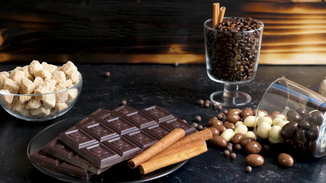 Video Stock Chocolate Display On A Table Live Wallpaper For PC
