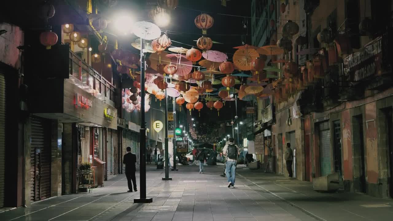 Video Stock Chinatown Street At Night Live Wallpaper For PC