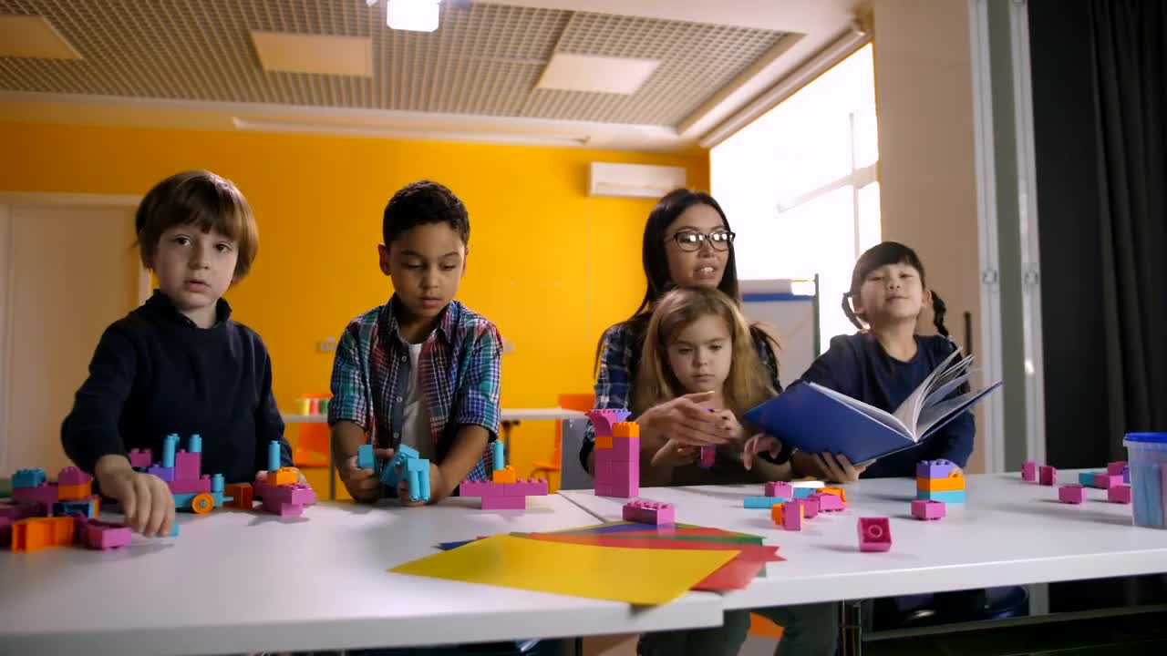 Video Stock Children And Her Teacher Learning Didactically Live Wallpaper For PC