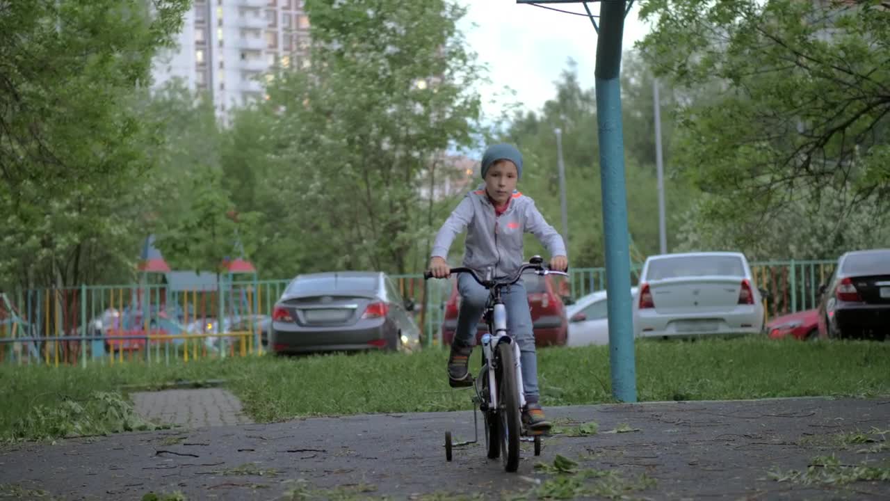 Video Stock Child With Training Wheels On Their Bike Live Wallpaper For PC