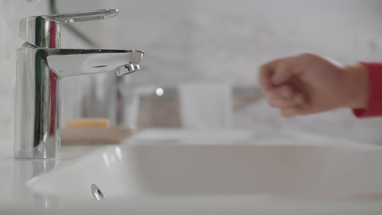 Video Stock Child Washing Their Hands In A Bathroom Live Wallpaper For PC