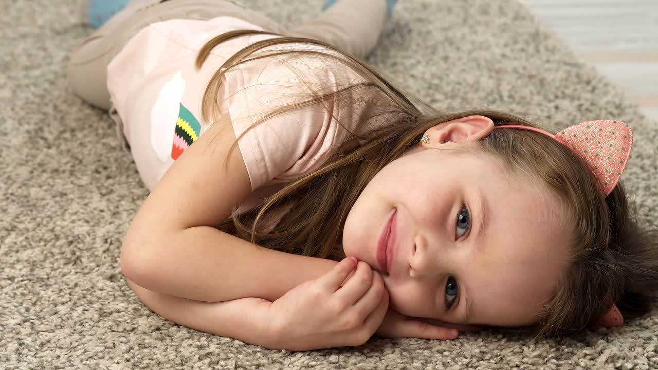 Video Stock Child Laying On The Floor Live Wallpaper For PC