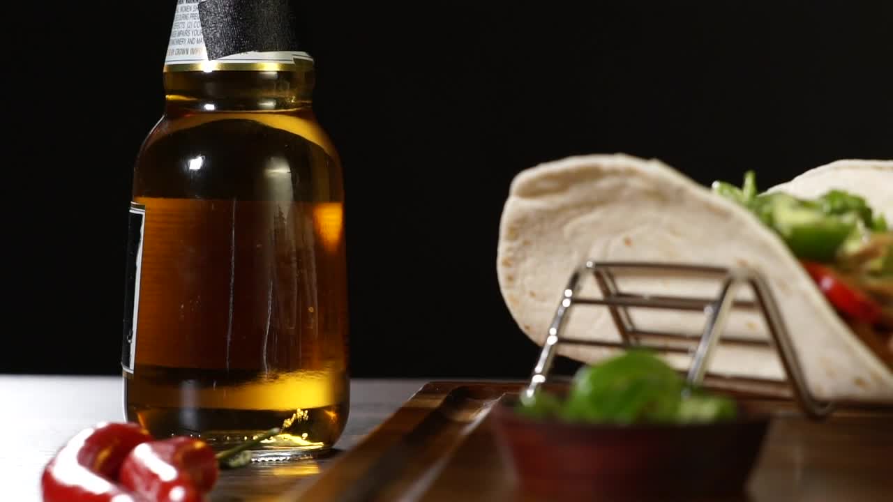Video Stock Chicken Tacos With A Beer Live Wallpaper For PC