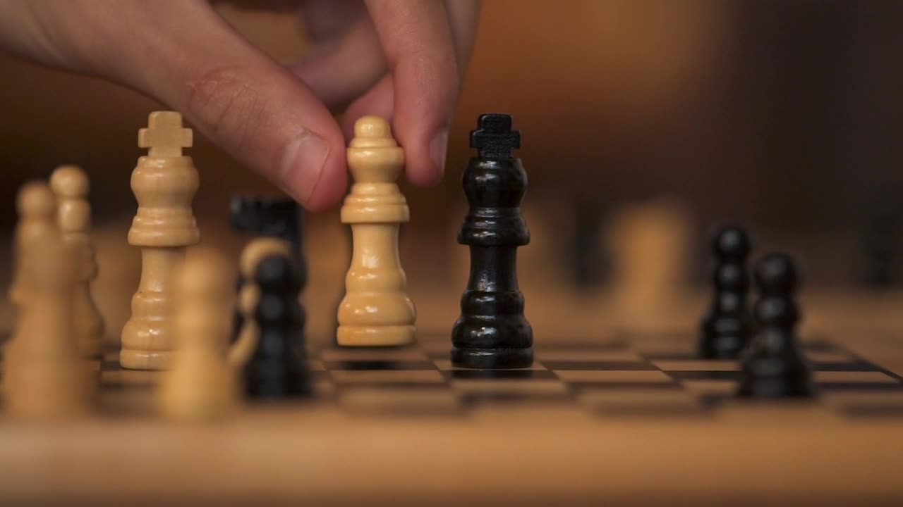 Video Stock Chess Board During A Game Live Wallpaper For PC