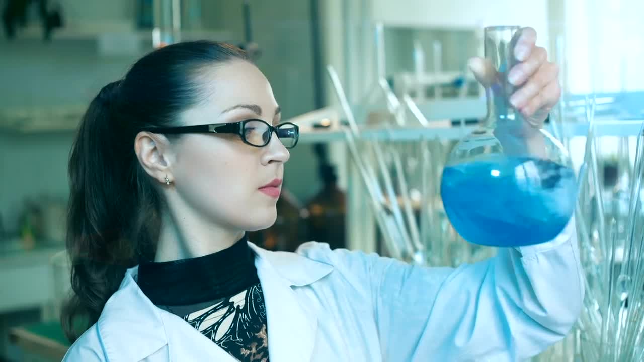 Video Stock Chemistry Shaking A Laboratory Flask Live Wallpaper For PC