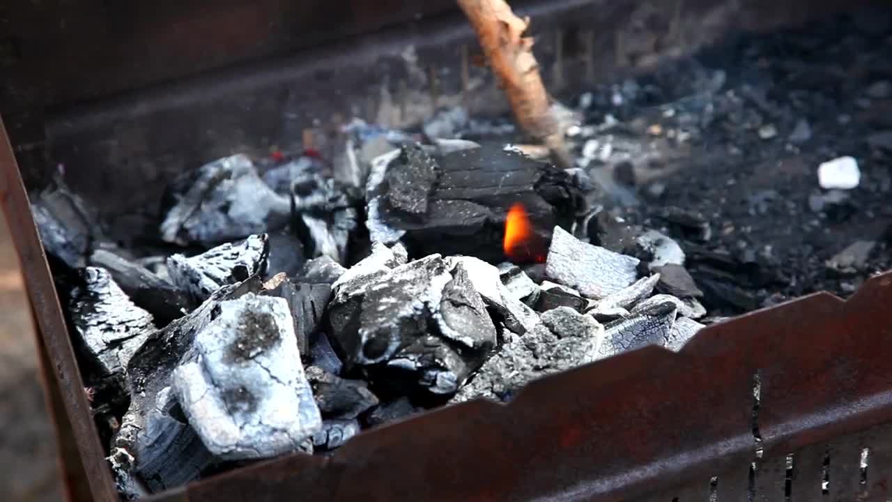 Video Stock Charcoal Being Lit With Wind Live Wallpaper For PC