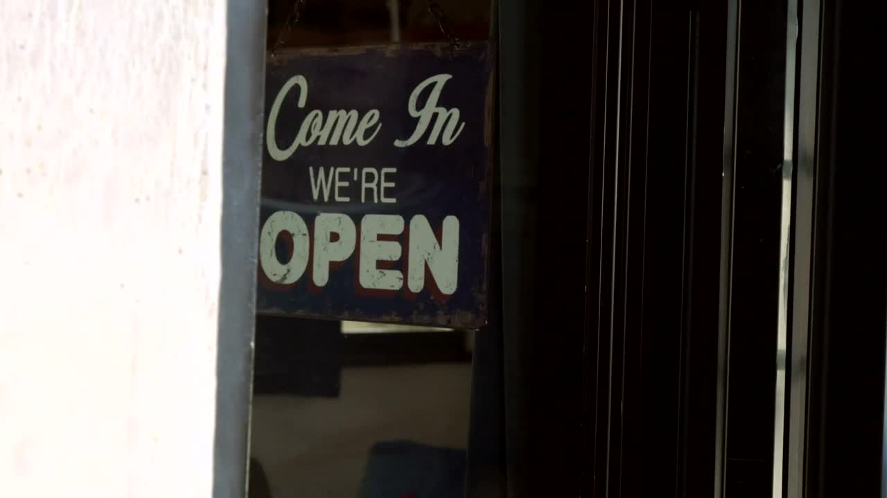 Video Stock Changing A Shop Sign To Closed Live Wallpaper For PC
