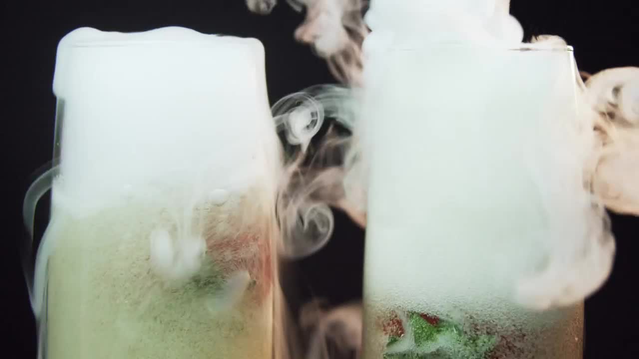Video Stock Champagne Glass With Dry Ice Live Wallpaper For PC