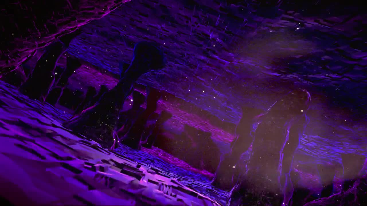 Video Stock Cavern In Purple Tones D Animation Live Wallpaper For PC