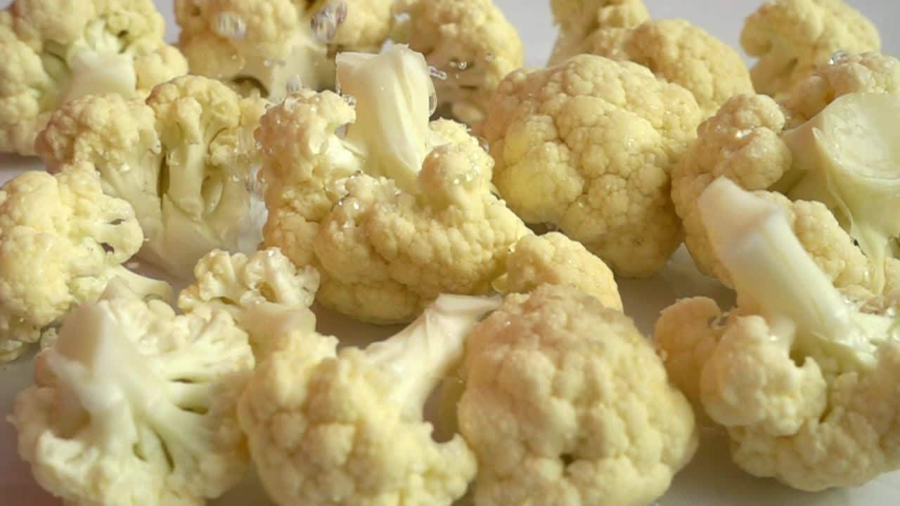 Video Stock Cauliflower Being Washed Live Wallpaper For PC