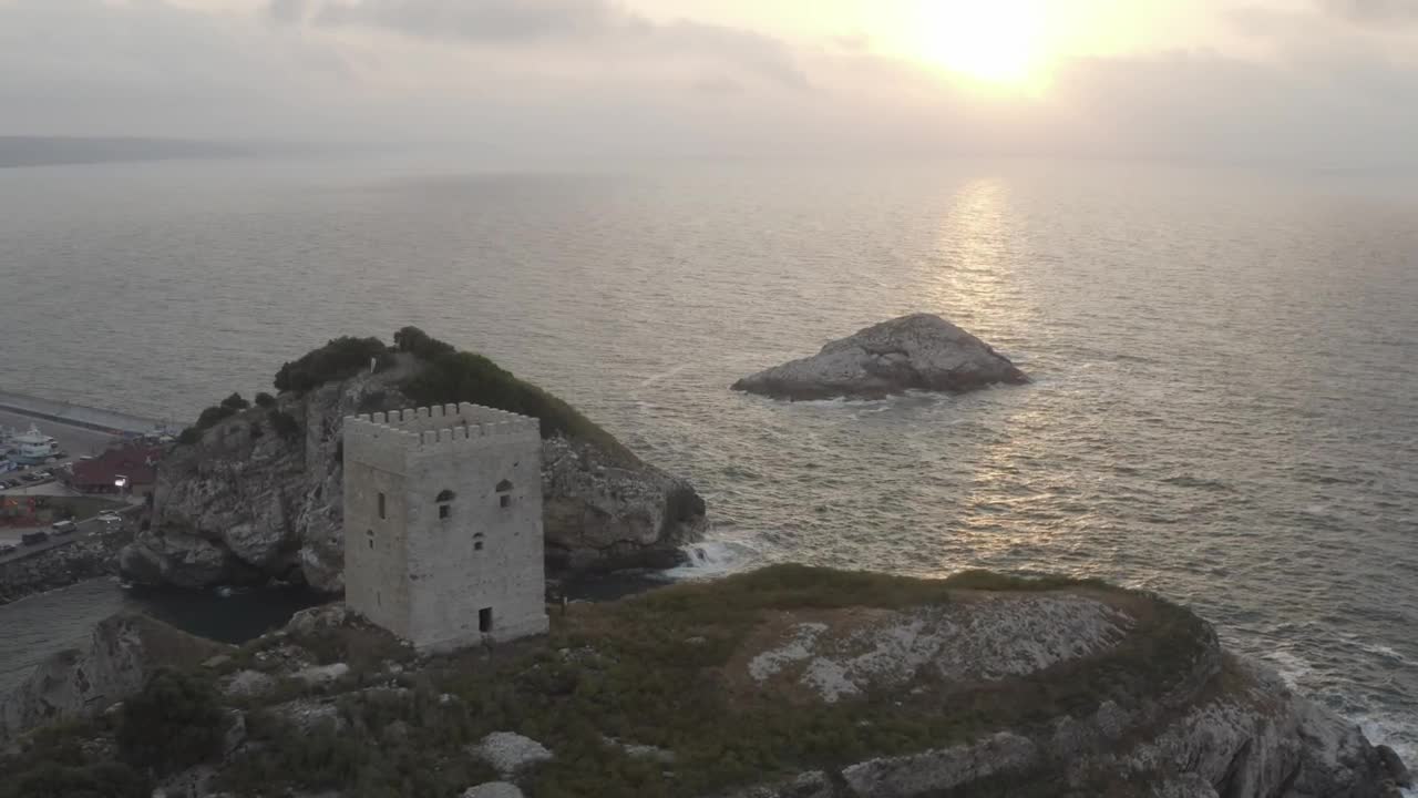 Video Stock Castle Tower On A Cliff Live Wallpaper For PC