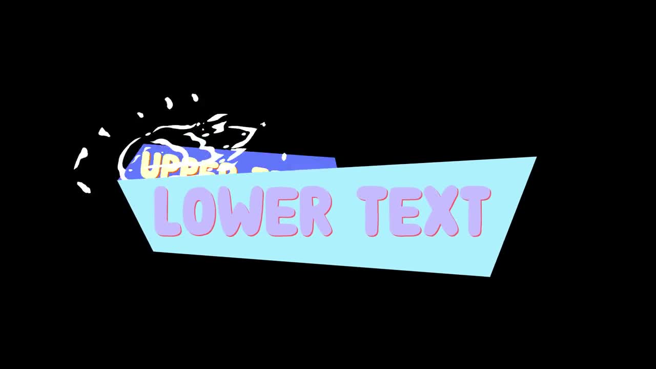 Video Stock Cartoon Text Lower Third Live Wallpaper For PC
