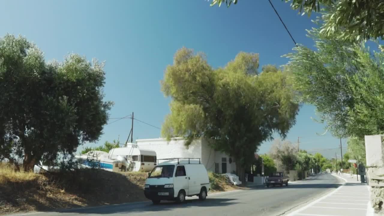 Video Stock Cars Passing On A Street In A Town Live Wallpaper For PC