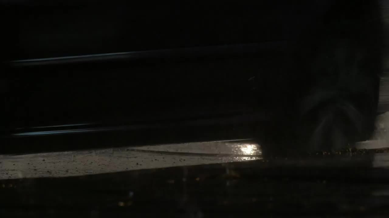 Video Stock Cars Driving As Heavy Rain Falls Live Wallpaper For PC