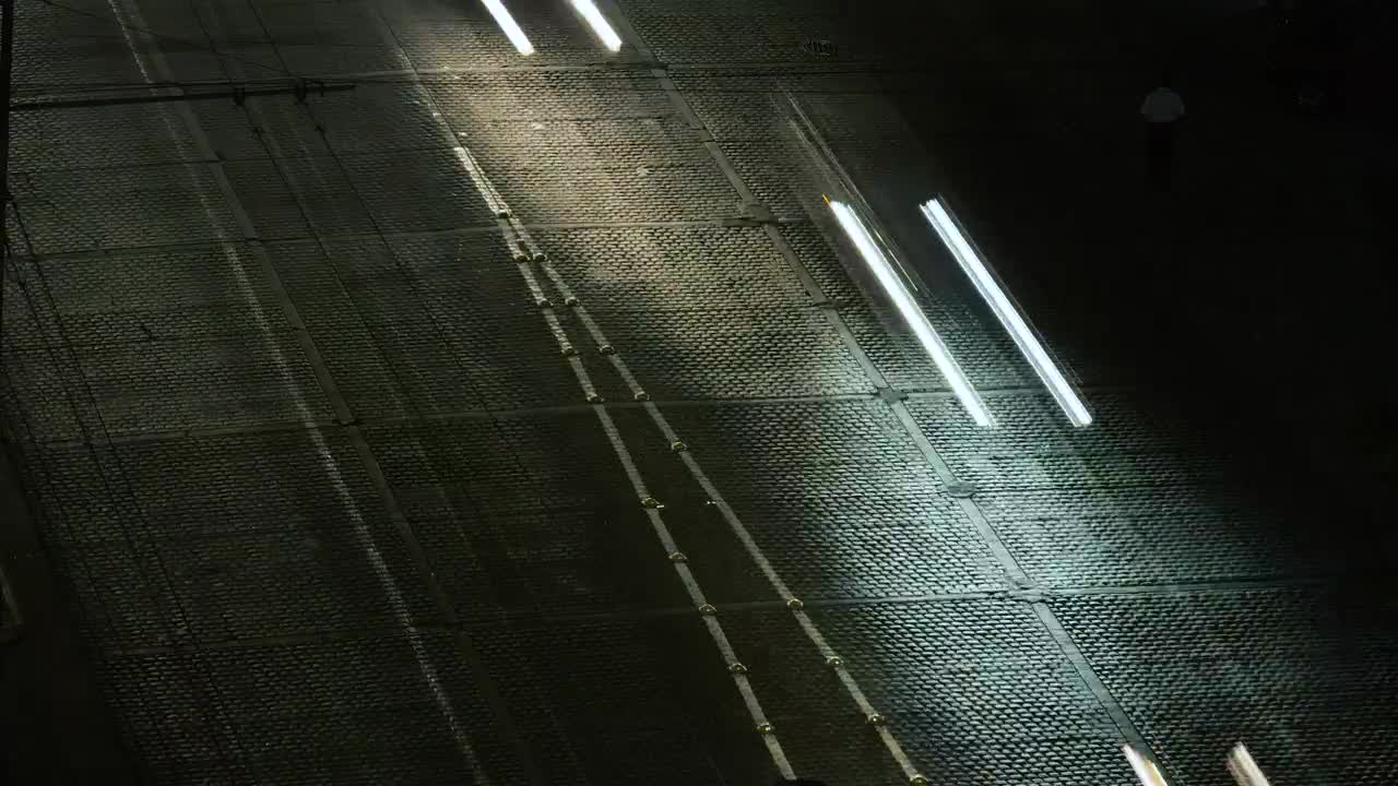 Video Stock Cars Drive On A Two Way Street At Night Live Wallpaper For PC