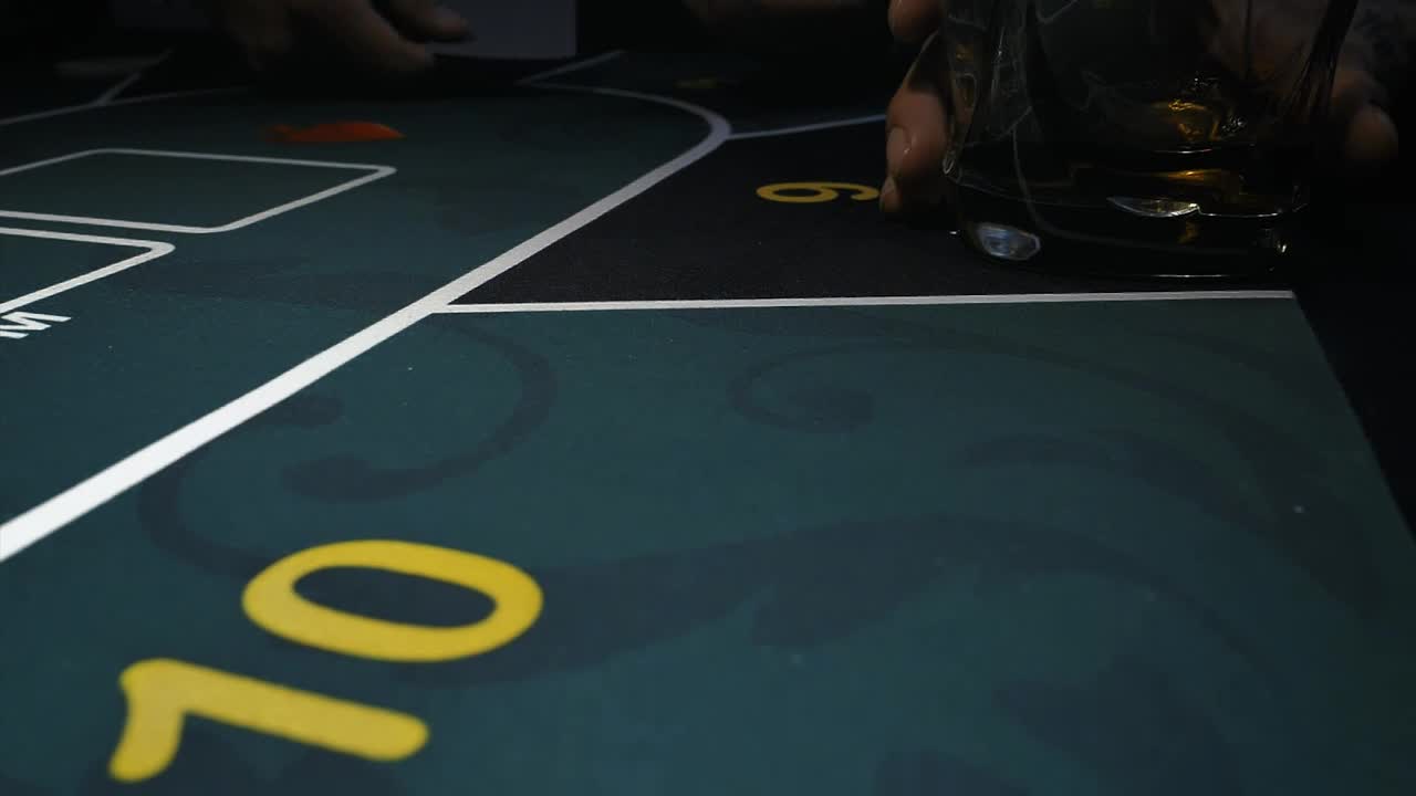 Video Stock Cards Dealt By A Dealer On A Poker Game Board Live Wallpaper For PC