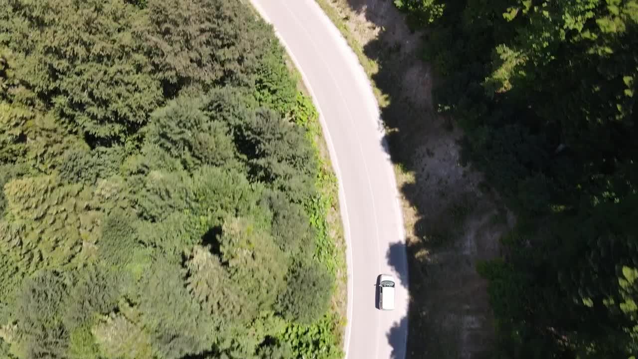 Video Stock Car Going Slowly In A Road Between Nature Live Wallpaper For PC