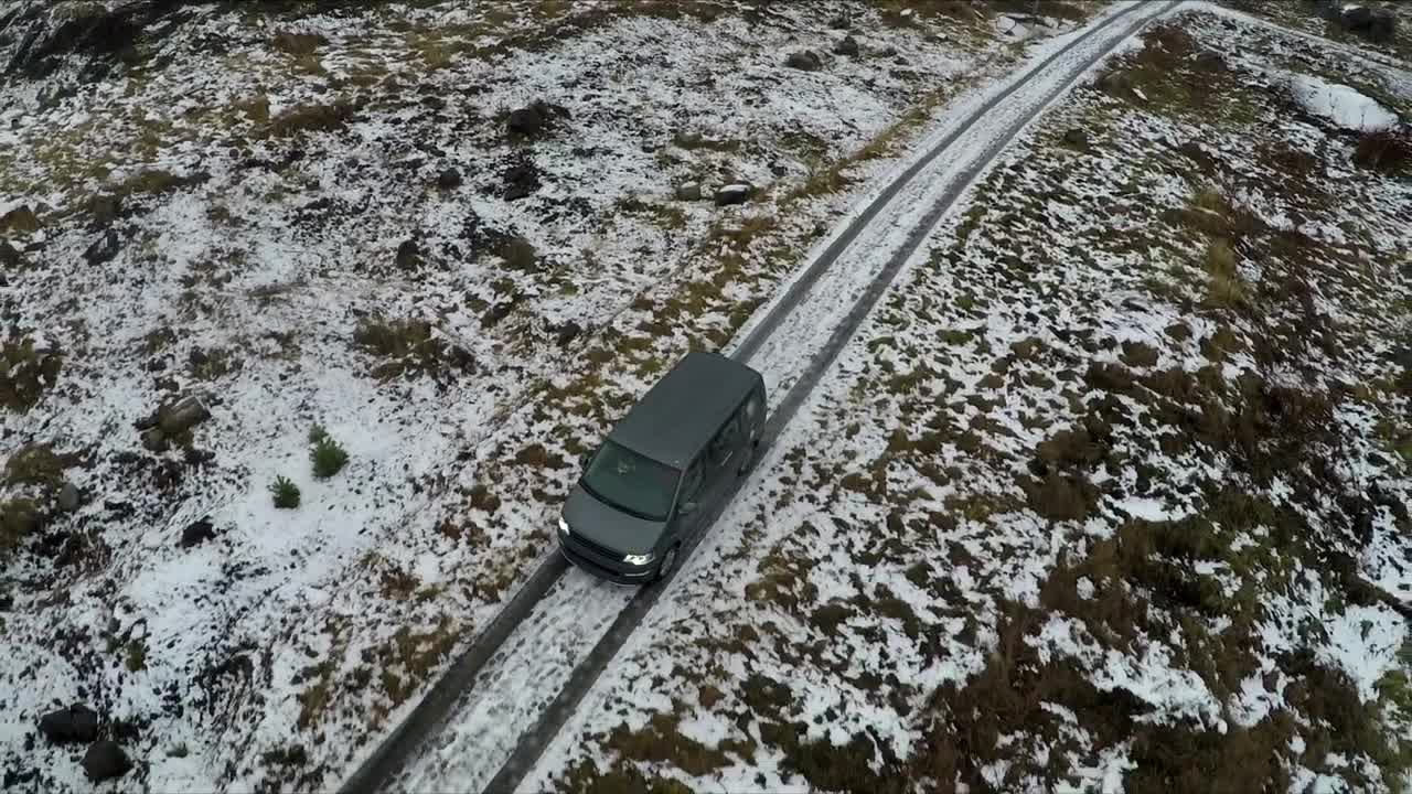 Video Stock Car Driving Along A Frozen Path Live Wallpaper For PC