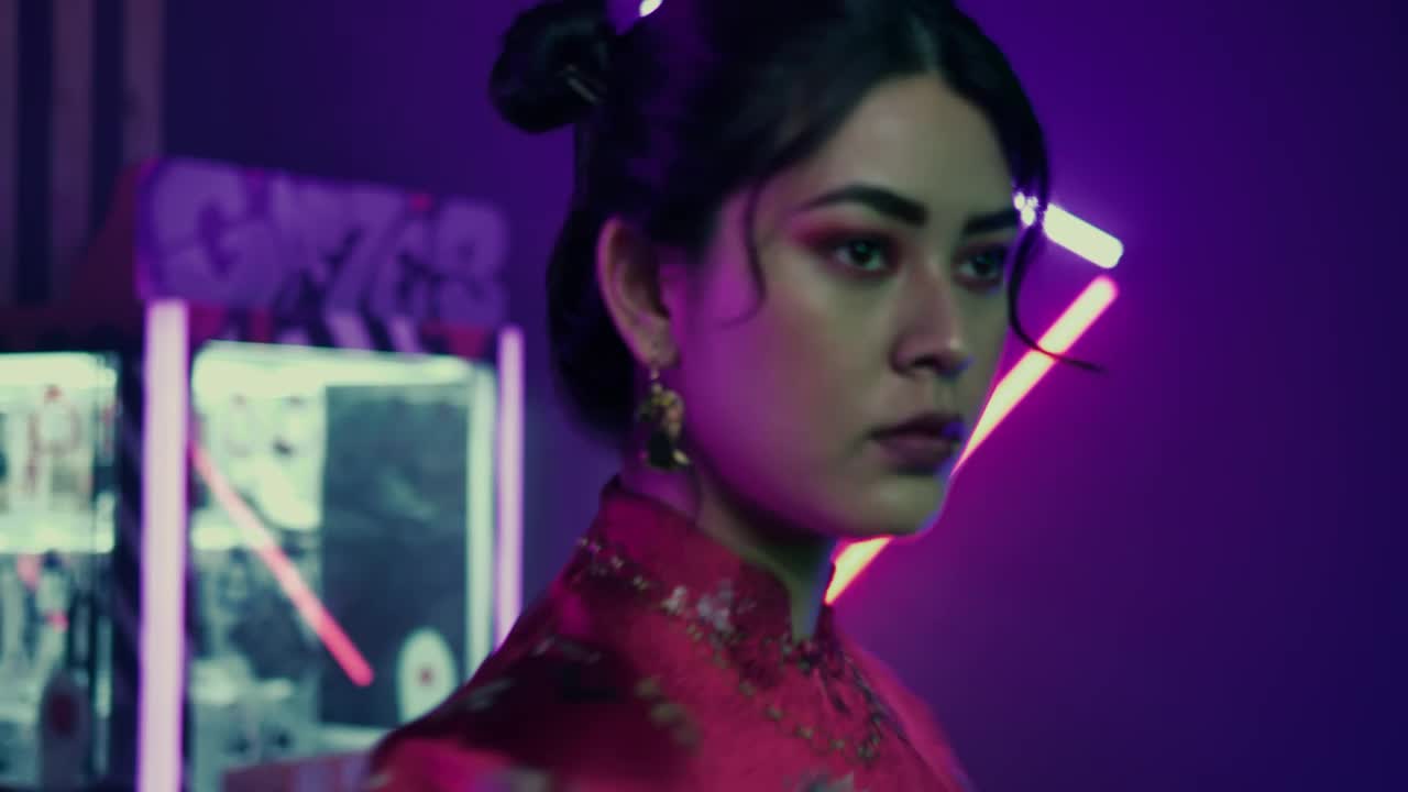 Video Stock Captivating And Elegant Woman In Kimono Live Wallpaper For PC