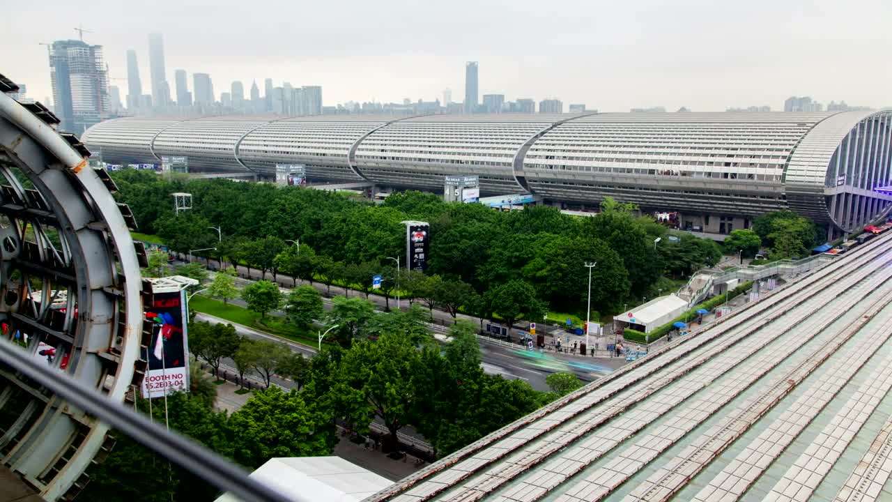 Video Stock Canton Fair Buildings On A Clear Day Live Wallpaper For PC
