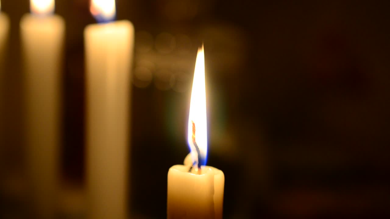 Video Stock Candles Burning In A Church Live Wallpaper For PC