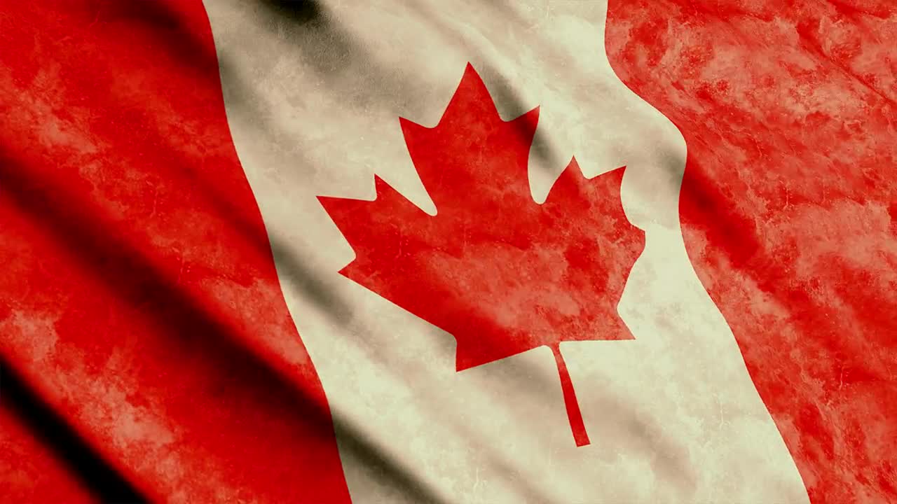 Video Stock Canada Flag Waving Live Wallpaper For PC