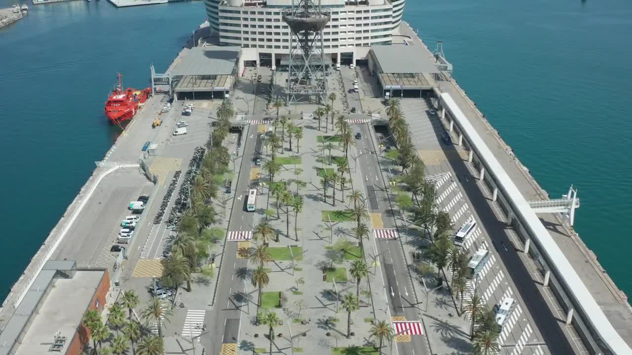 Video Stock Cable Car Station In Barcelona Live Wallpaper For PC