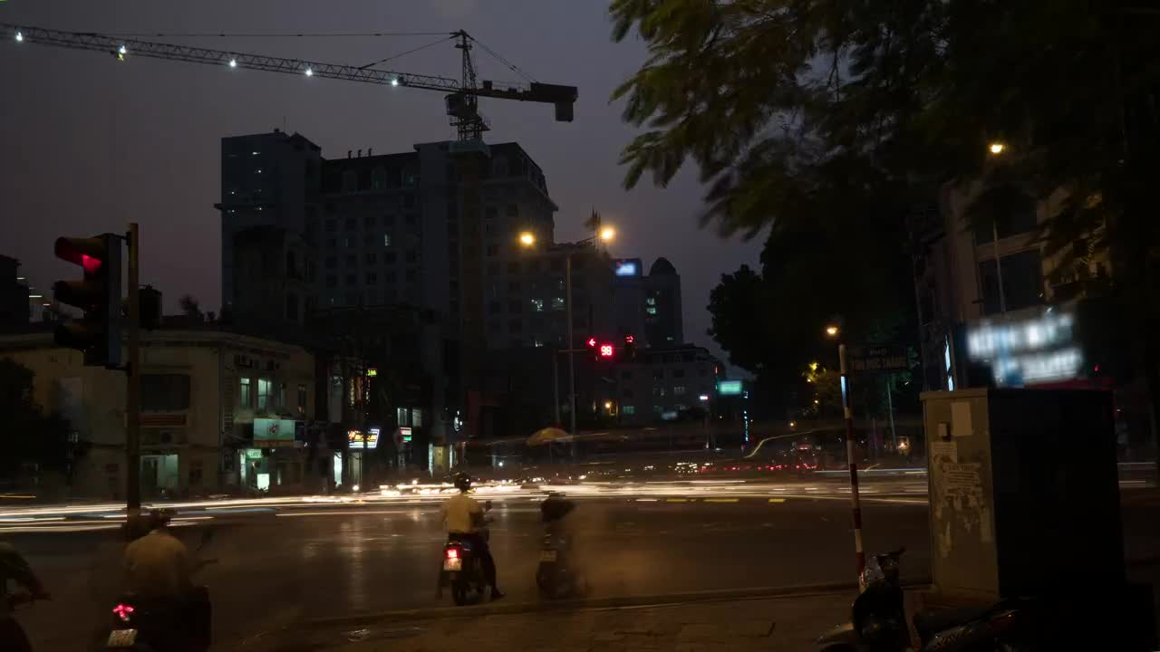 Video Stock Busy Night Traffic In Hanoi Live Wallpaper For PC