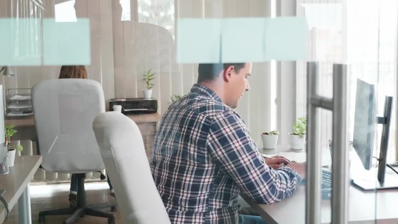 Video Stock Businesswoman Asks Coworker About Idea Live Wallpaper For PC