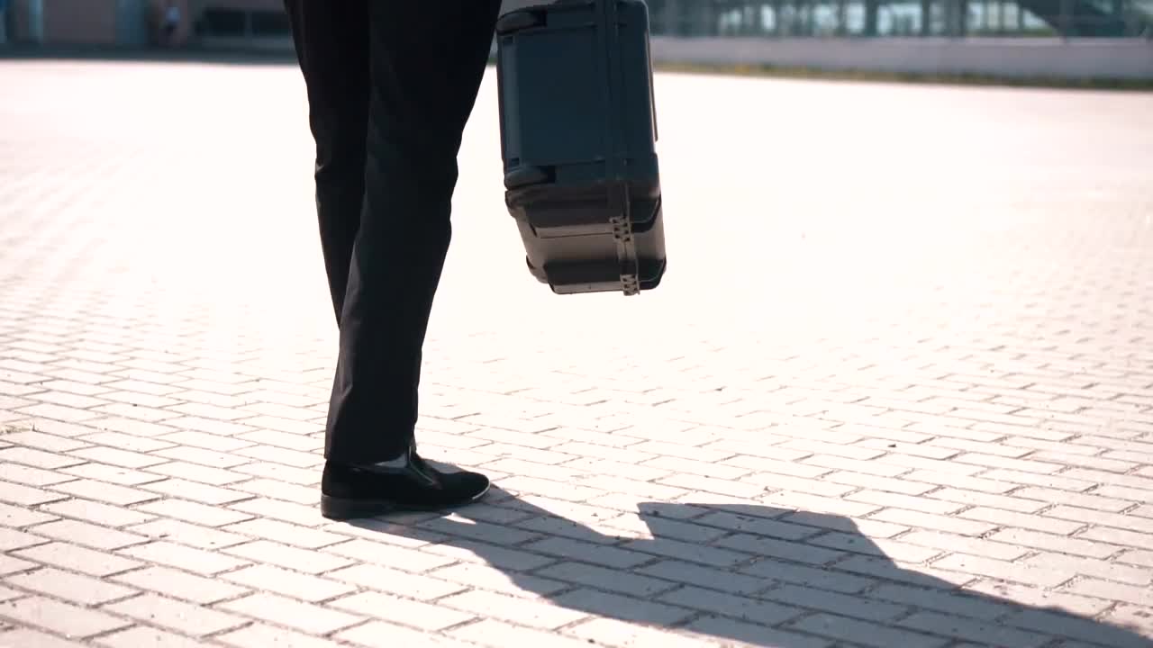 Video Stock Businessman Walking Down The Street Live Wallpaper For PC