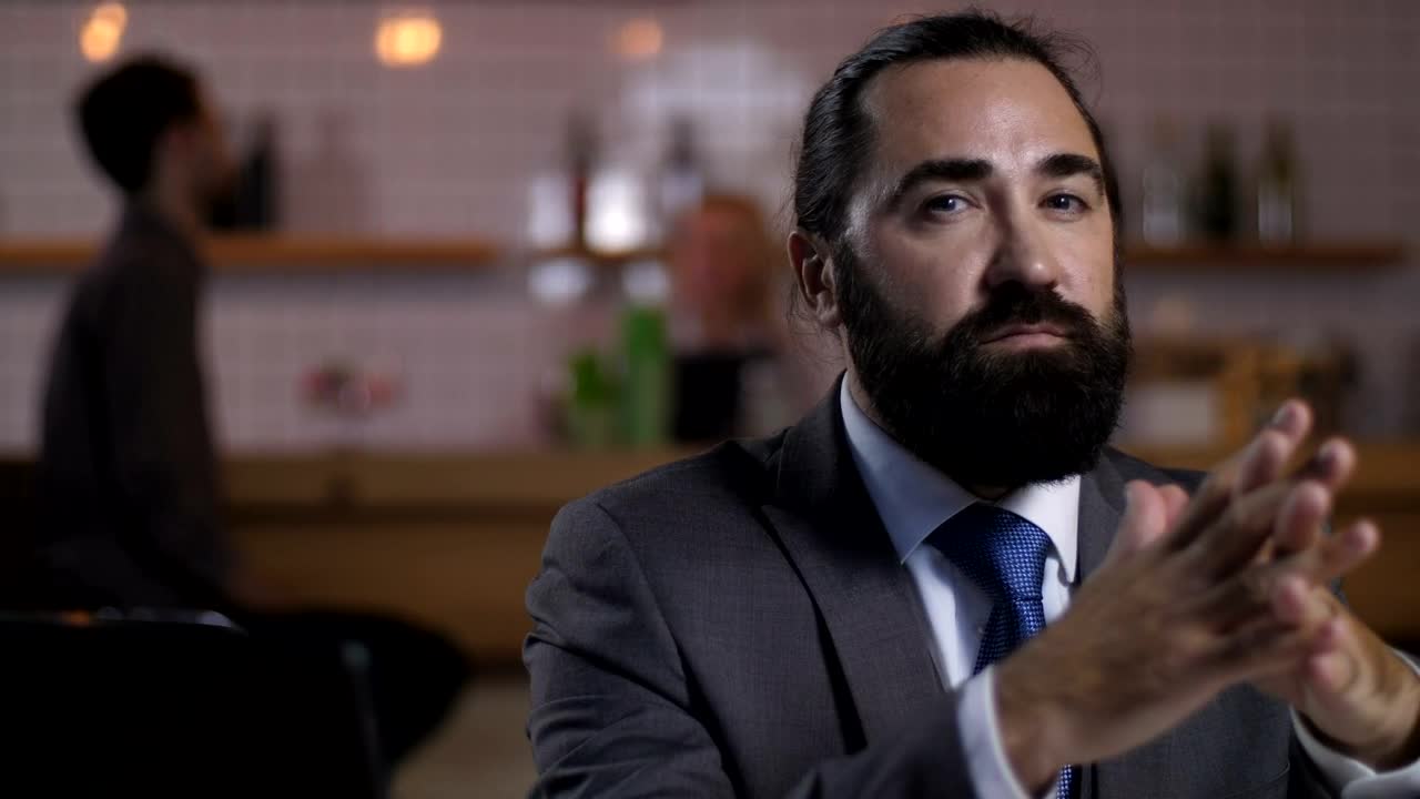 Video Stock Businessman Smiling At The Camera Live Wallpaper For PC