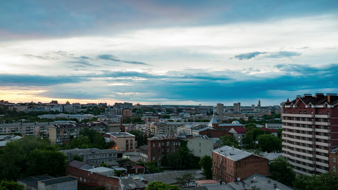 Video Stock Clouds Moving Across The Sky On Kharkov City Live Wallpaper For PC