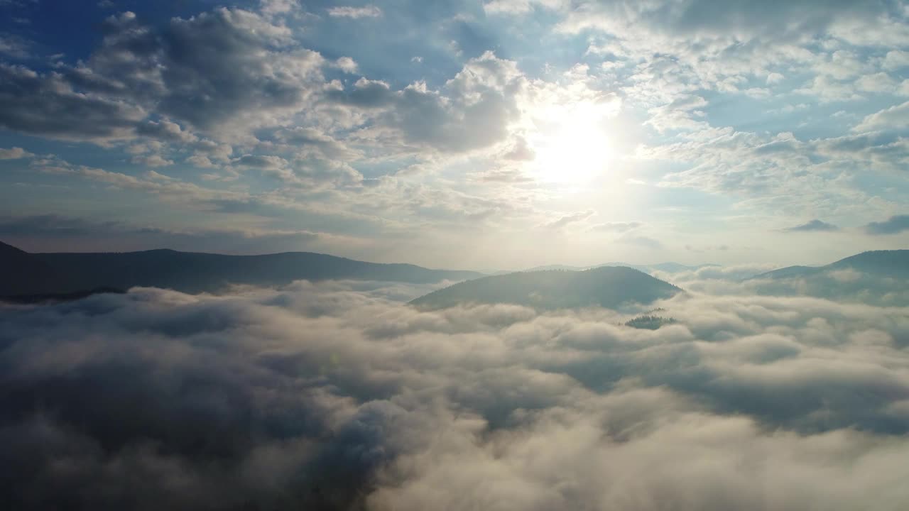Video Stock Clouds Covering The Top Of A Mountain Range Live Wallpaper For PC