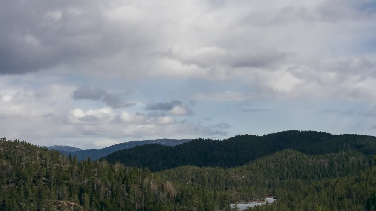 Video Stock Clouds Casting Shadows Over A Forest Live Wallpaper For PC